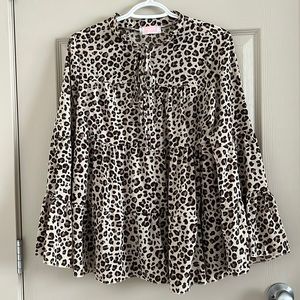 Leopard print blouse